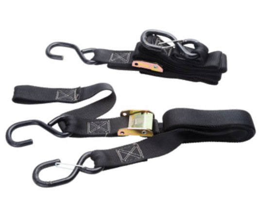 SOFT LOOP/BUCKLE/CARABINER WIDE TIE DOWNS