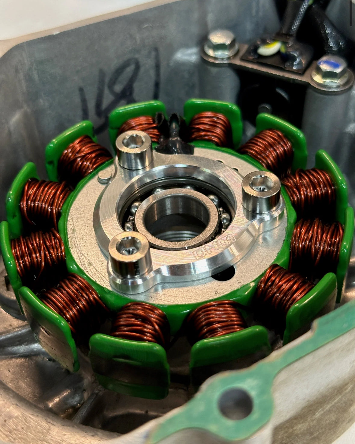CRF110 Fourth Crank Bearing Support System by DHM